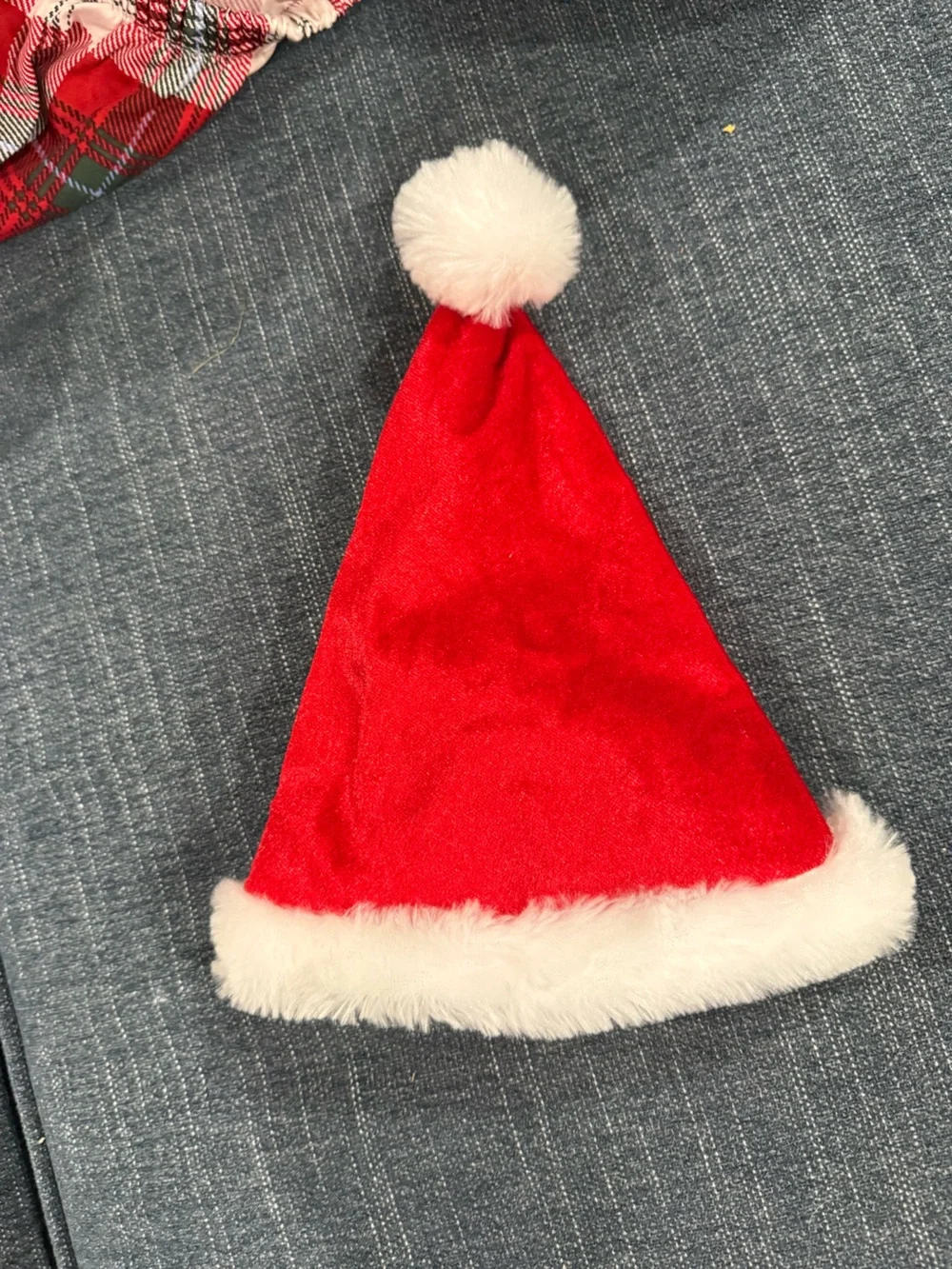 Kids Red Santa Hat with White Trim - Holiday Accessory